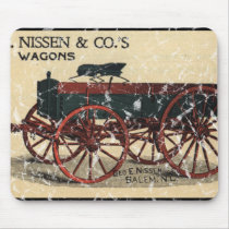 Geo. E. Nissen Wagons-1823 mousepads