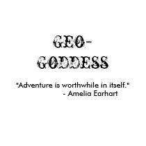 Geo-Goddess t-shirts