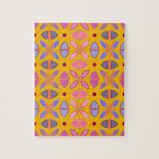 Cute Geo Pattern | geo or 1 cute geometric patterns on orange puzzle zazzle Cute Geo Pattern | geo or 1 cute geometric patterns on orange puzzle zazzle