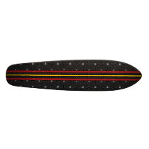 Geo Pattern Retro Skateboard