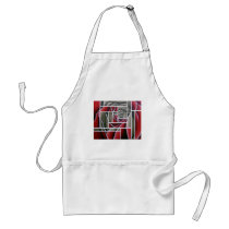 Geo Rose in Oil by WithAnF Fine Art aprons
