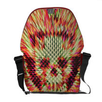 Geo Skull messenger bags