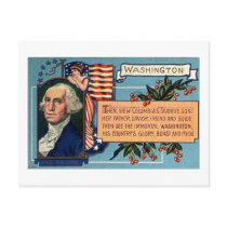 Geo Washington Postcard