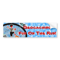 Geocache Come Out And Play Bumper Sticker