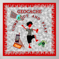 Geocache Come Out And Play Poster