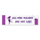 Geocache Cunning Running Bumper Stickers