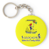 Geocache - Make It a Family Affair Keychain