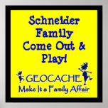 Geocache - Make It a Family Affair Posters