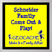 Geocache - Make It a Family Affair Posters