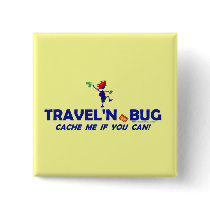 Geocache Travel'n Bug buttons by thatwhichisgood Geocache Travel'n Bug buttons