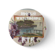 Geocacher FTF Swag Bucolic Waterscape Pins