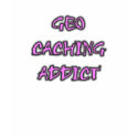 Geocaching Geocacher Ladies "Addict" Style t-shirts