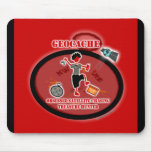 Geocaching  Obsessed Satellite Mousepad