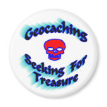 Geocaching Seeking For Treasure magnets