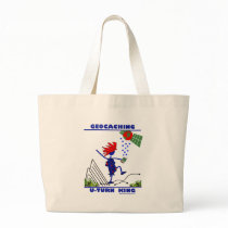 Geocaching U Turn King Tote Bag