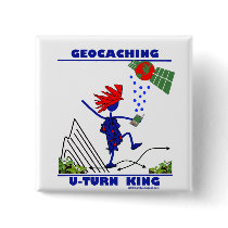 Geocaching U Turn King Button