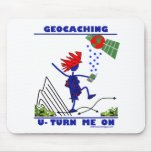 Geocaching U Turn Me On Mouse Mat