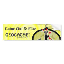 Geocaching Want To Play? Bumper Stickers