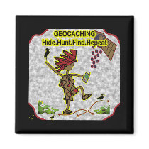 Geocachnig Hide Hunt Find Fridge Magnets