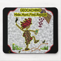 Geocachnig Hide Hunt Find Mousepad