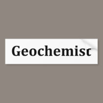 geochemist bumper stickers