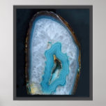 Geode Blue 1 Print