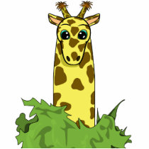 Geoff Giraffe Acrylic Cut Out