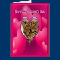 Geoffroy Cat Valentine Card cards