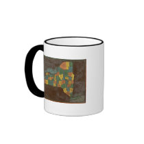 Geographical Analysis of the State of New York Coffee Mugs