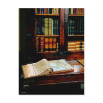 Geography Book Postcard