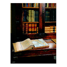 Geography Book Postcard