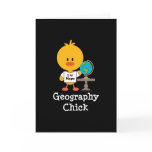 Geography Chick Greeting Card