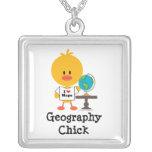 Geography Chick Necklace