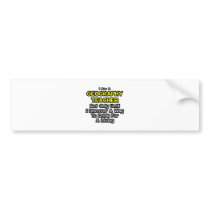 Geography Teacher .. Drink for a Living bumper stickers