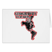 Geography Teacher Map cards