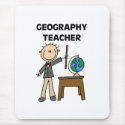 Geography Teacher mousepads