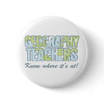 Geography Teachers Know Where It's At buttons