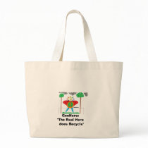 GeoHero says "The Real Hero does Recycle" bags by Geomight GeoHero says "The Real Hero does Recycle" bags