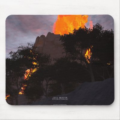 Geologic Activity Mouse Mat by 3dartwork
