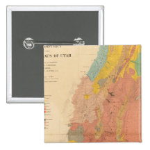 Geological map of Utah Pin