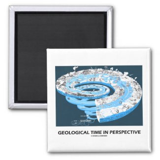 Geological Time In Perspective (Earth's History) Refrigerator Magnet