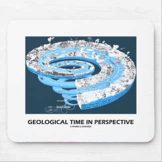 Geological Time In Perspective (Earth's History) Mouse Pads