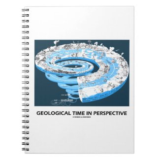 Geological Time In Perspective (Earth's History) Spiral Note Books