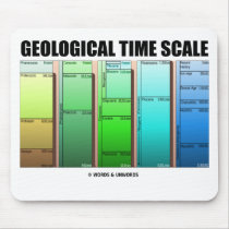 Geological Time Scale (Geological Age) mousepads by wordsunwords Geological Time Scale (Geological Age) mousepads