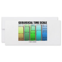 Geological Time Scale (Geological Age) Custom Rack Cards