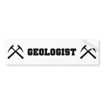 Geologist Bumper Sticker bumper stickers