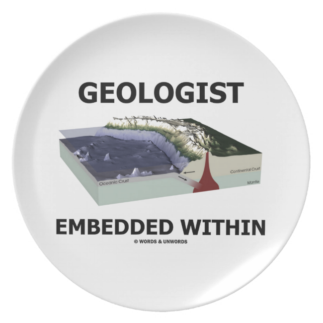 Geologist Embedded Within (Subduction Zone) Plate