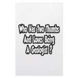 Geologist Joke...Two Thumbs Customized Stationery