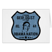 Geologist Obama Nation cards