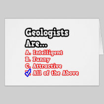 Geologist Quiz...Joke Cards
